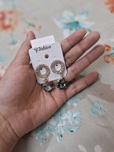 Glamorous Circle Drop Earrings