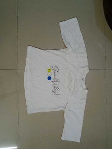 WHITE CROP TOP