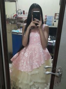 Pink Floral Dress