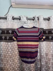 Striped Short Sleeve Top