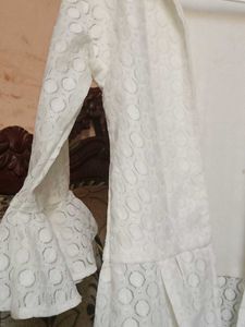 White Polka Dot Dress
