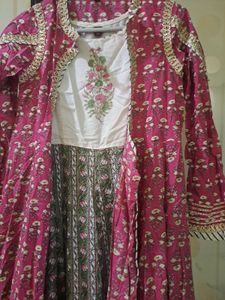 Jaipuri Print Cotton Angrakha