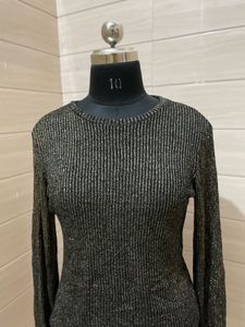 ONLY Sparkly Long Sleeve Top