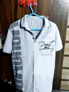 Graphic Print Polo Shirt