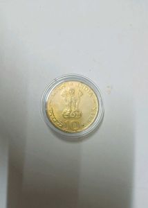 Rare And Antique Vintage Big 10 Rupees Coin