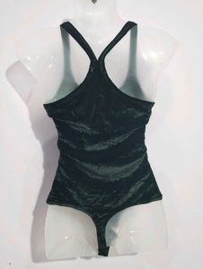 BLACK VELVET BODYSUIT