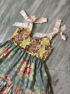 Floral Maxi Dress (high end brand)
