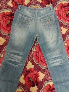 Embellished Denim Jeans