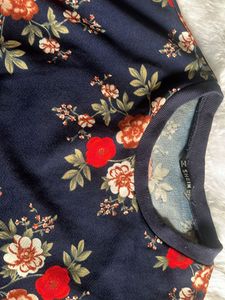 shein printed pullover