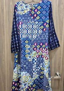Patchwork Print Dress
