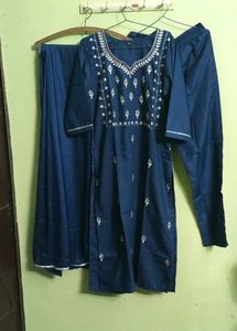 New/Unused Rayon Embroidery Kurta Set