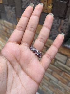 Floral Silver Ring