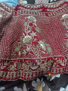 Bridal Lehenga - Maroon &amp; Gold