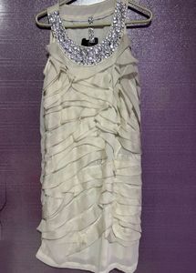 PARTYWEAR DESIGNER EMBELLISHED DRESS