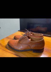 Woodland Woods Formal Oxford Tan Shoes