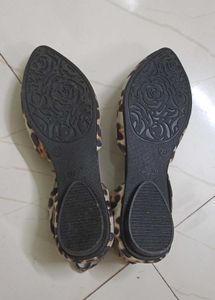 Leopard Print Ankle Strap Sandals By Alley walk