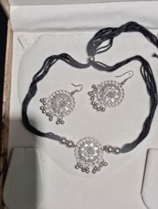 Oxidised Jewelry Set Handmade And Oxidise Earring
