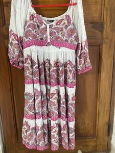 Boho Paisley Print Dress