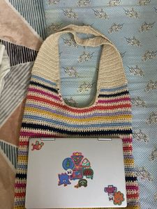 Handmade Crocheted Tote Bag