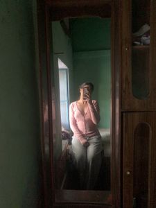 Pink Knit Cardigan