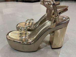 Golden 5 Inch Heels