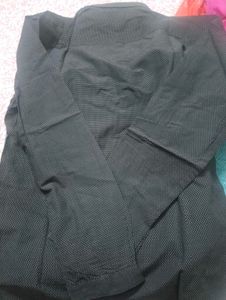 Stylish Black Patterned Shirt
