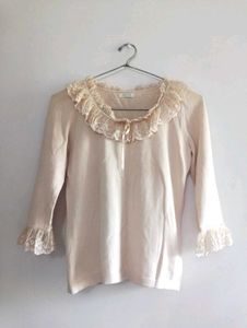 Lace Trim Top