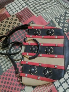 Floral Embellished Handbag