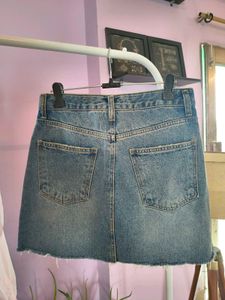 Denim Mini Skirt