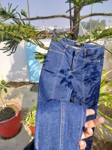 Dark Blue Denim Jeans