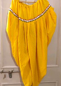 Yellow 🟡 Dhoti With Kurta For Navratri Festival