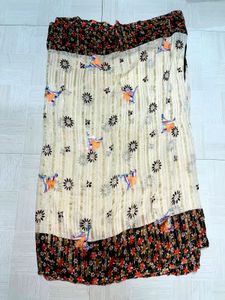 Floral Print Saree
