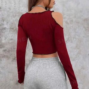 Red Spider Crop Top