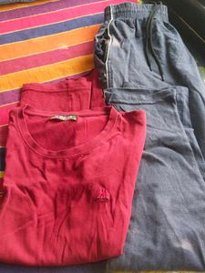 Red T- Shirt&Track Pant