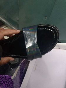 Black Flats Sandals