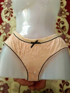 Peach Lingerie with Bow Detail