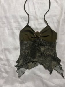 A boho Backless Top