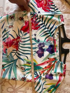 Floral Print Crop Top