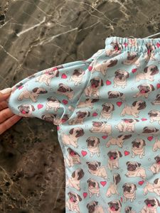 Night Angels By Pc Brand Pug Pajama Set