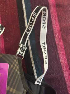 Plaid Sports Bras - Set of 3