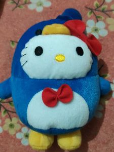 Hello Kitty In Penguine Costume Plushie Soft Toy
