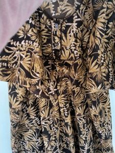 gown nighty Floral Print Dress Maxi