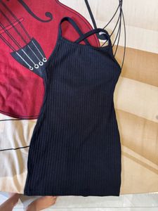 Black Backless Dress