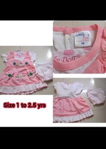 2 Cute New Baby Girl Dresses BOGO offer