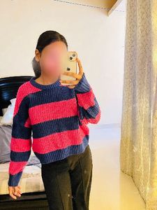 Striped Knit Sweater