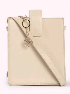 Crossbody Bag With Metal Accent Logo