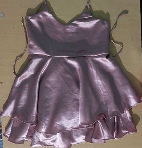 Short Satin Frock