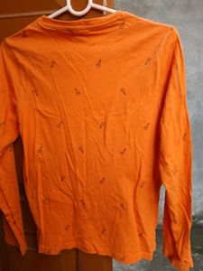 Max Orange Printed T-Shirt