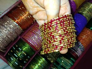 Designer and Fancy Bangles With Box