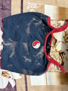 Vintage Yin-Yang Crop Top